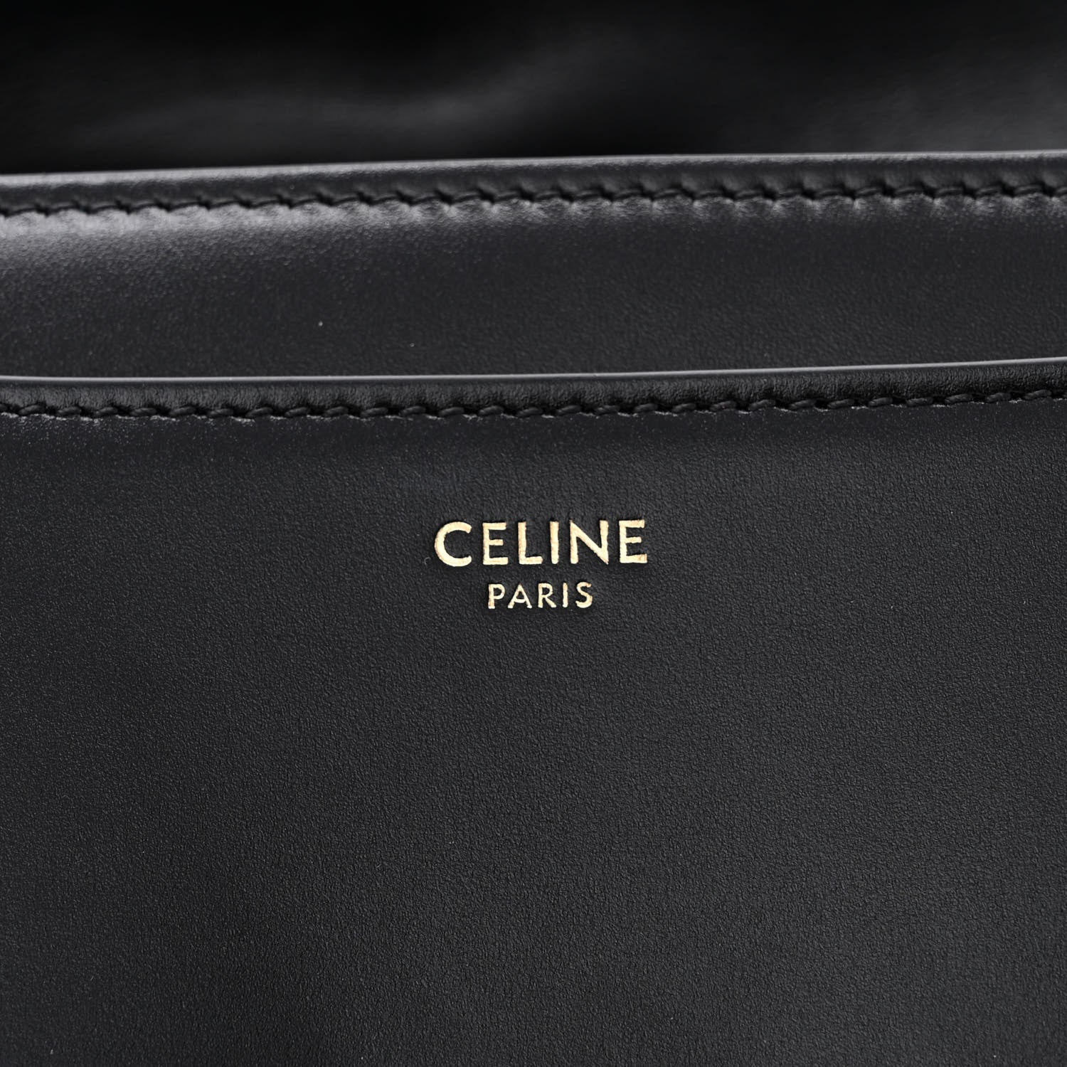 Celine Satinated Calfskin Medium Besace 16 Black 6 of 10