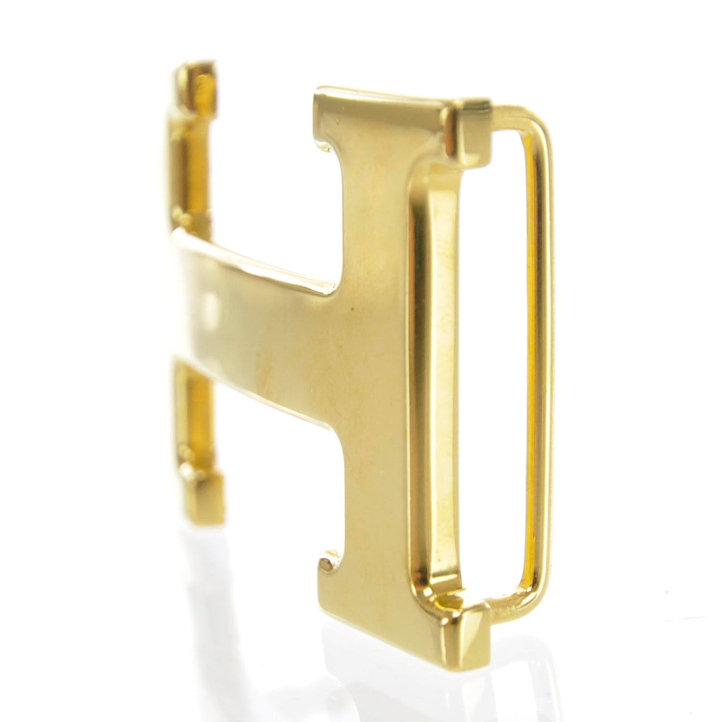 H Belt Buckle Gold