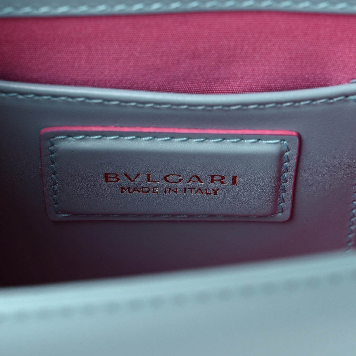 Bulgari Calfskin Serpenti Forever Crossbody Bag Light Blue 7 of 12