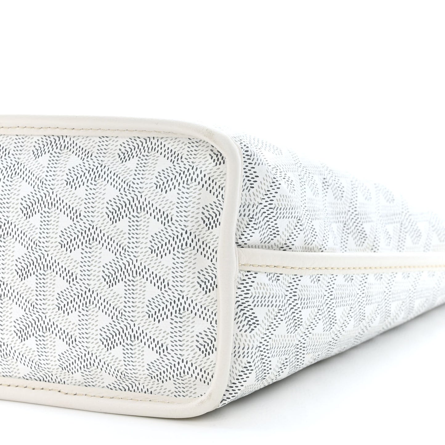 Goyardine Reversible Mini Anjou White