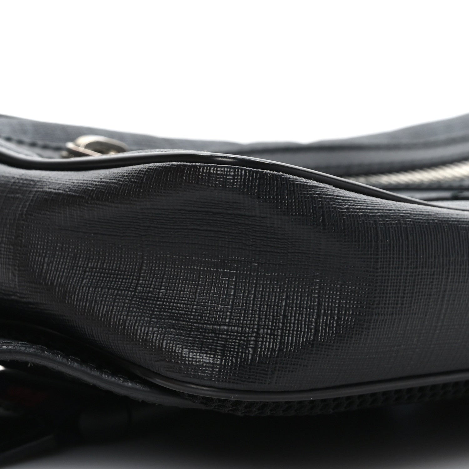 Gucci Soft GG Supreme Monogram Web Belt Bag Black Grey 8 of 9