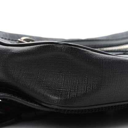 Gucci Soft GG Supreme Monogram Web Belt Bag Black Grey 8 of 9