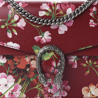 Gucci Calfskin Blooms Print Medium Dionysus Shoulder Bag Romantic Cherry Multicolor 10 of 10