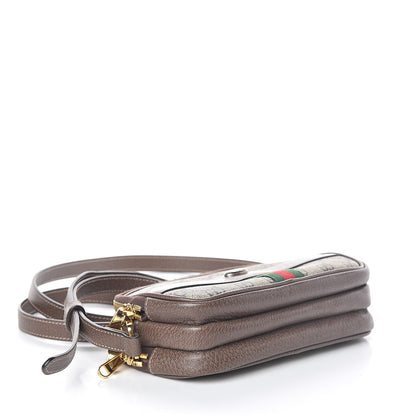 Gucci GG Supreme Monogram Web Mini Ophidia GG Bag Brown 4 of 12