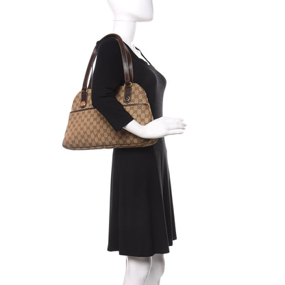 Gucci Monogram Medium Charmy Shoulder Bag Brown 2 of 16
