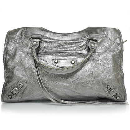 Balenciaga Agneau City Metallic Pewter 1 of 11
