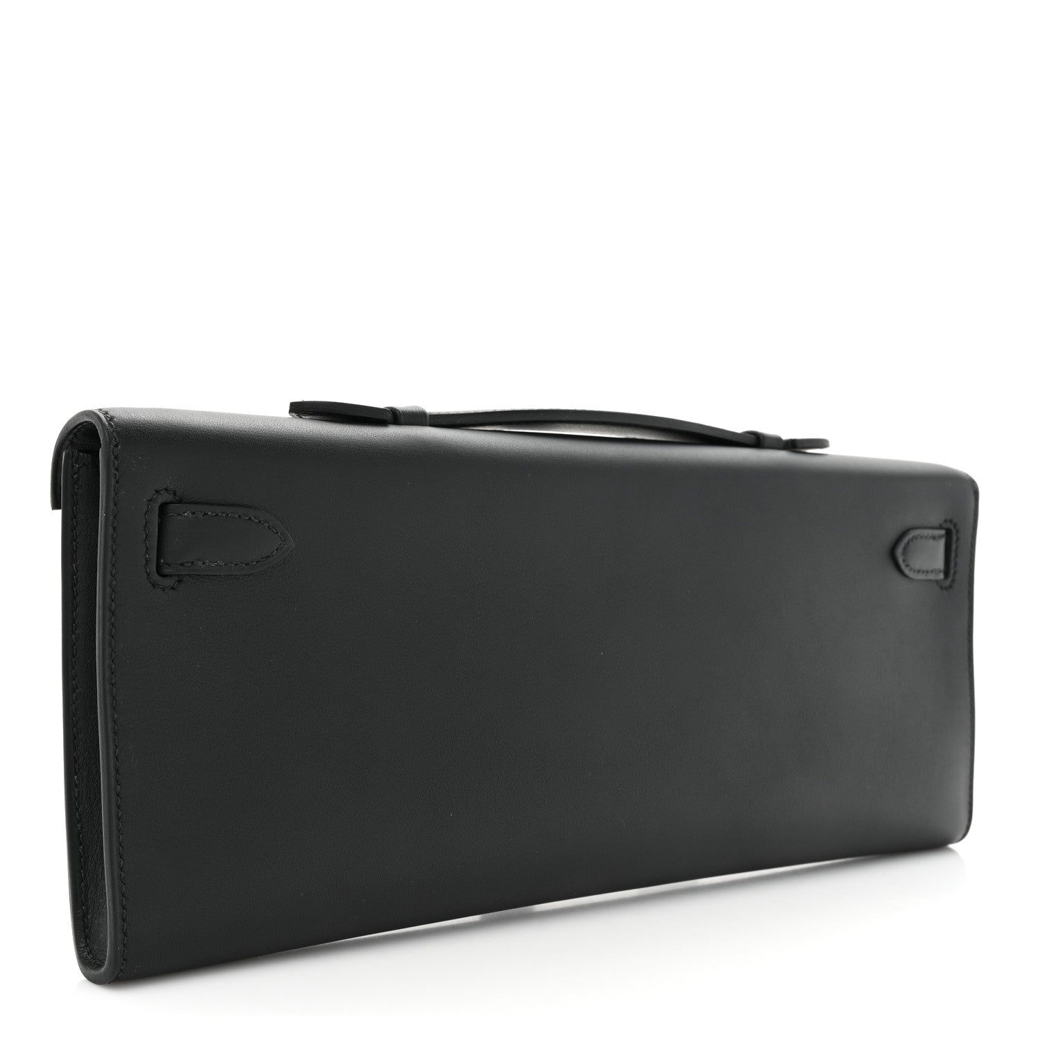 Hermes Swift Kelly Cut Clutch Pochette Black 3 of 14