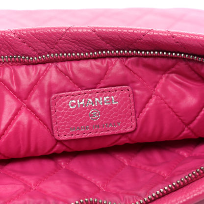 Chanel Caviar Quilted CC Beauty Clutch Pink 6 of 9
