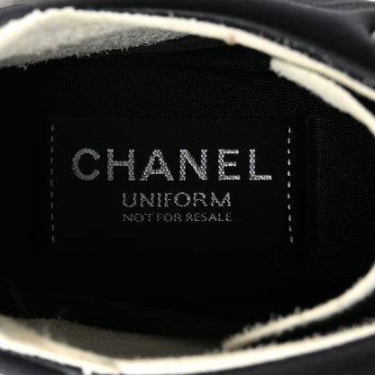 Chanel Mesh Lycra Thermoplastic Mens Sneakers 36 Black 6 of 8