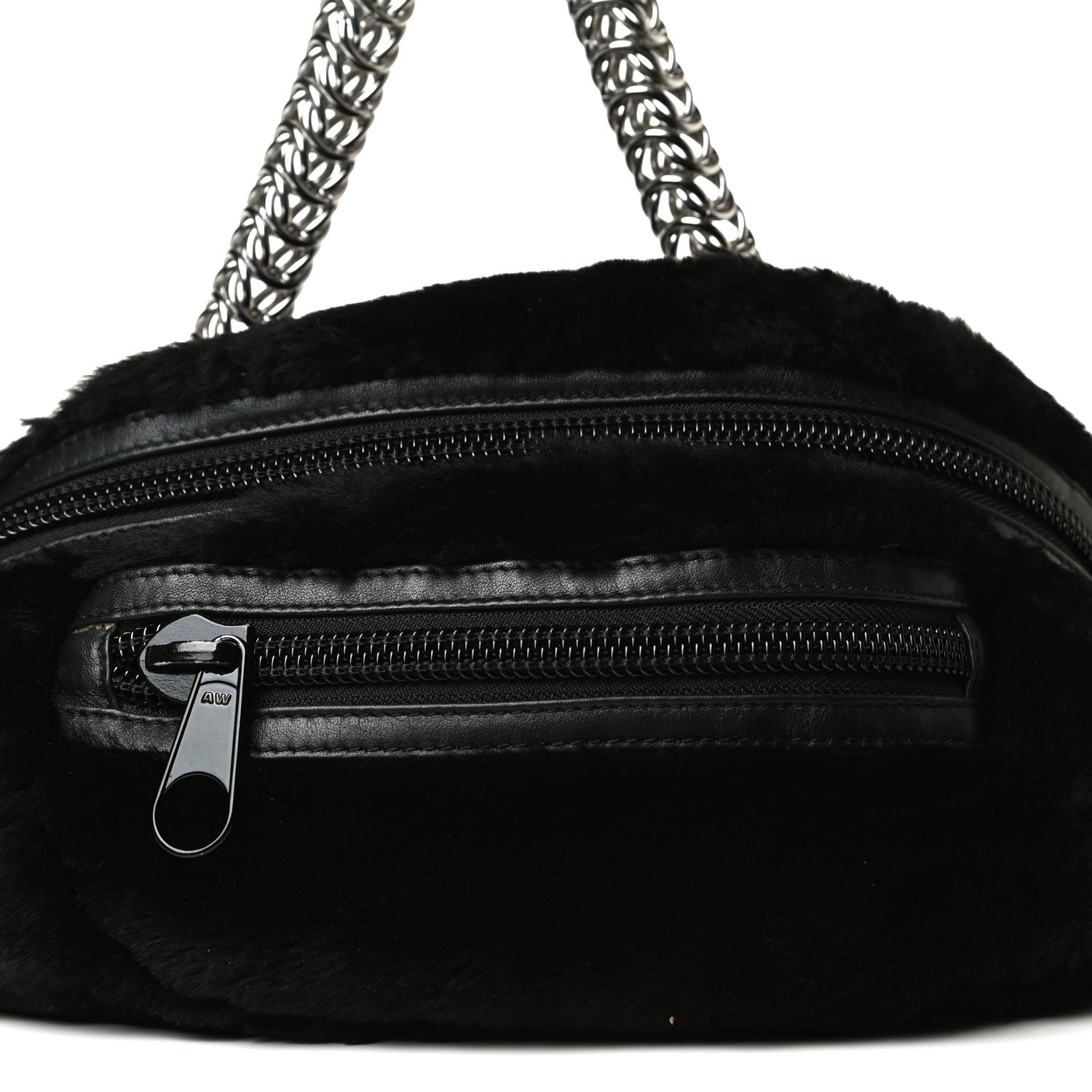 Alexander Wang Mink Fur Attica Belt Bag Black 10 of 12