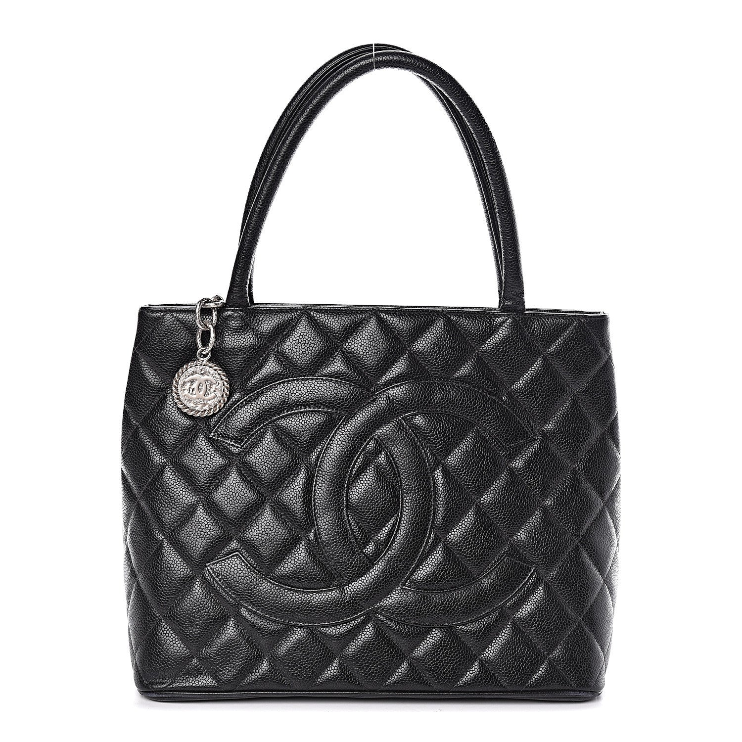 Chanel Caviar Quilted Medallion Tote Black 1 of 11