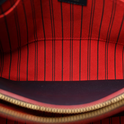 Louis Vuitton Empreinte Montaigne MM Marine Rouge 6 of 13