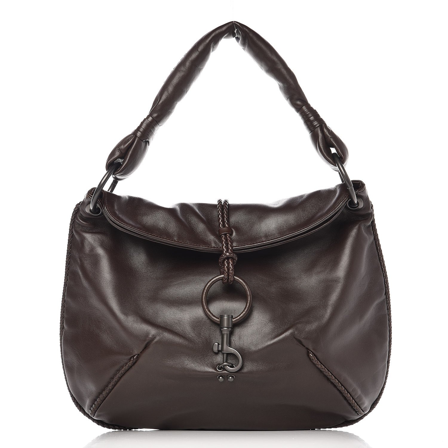 Bottega Veneta Nappa Hobo Ebano 1 of 7