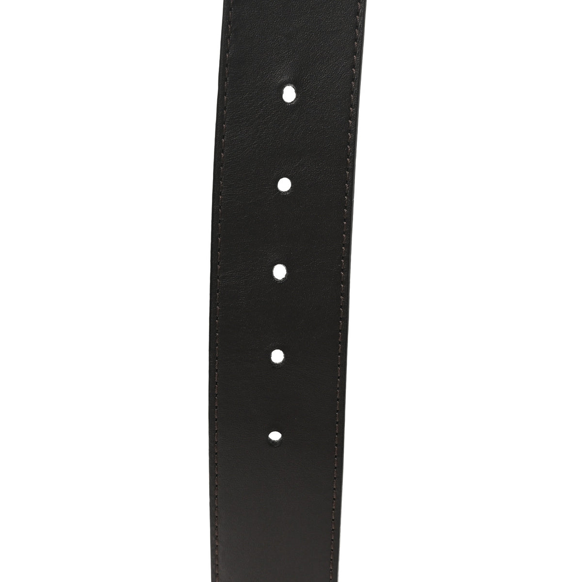 Louis Vuitton Calfskin 40mm LV Initiales Reversible Belt 100 40 Black Dark Brown 7 of 7
