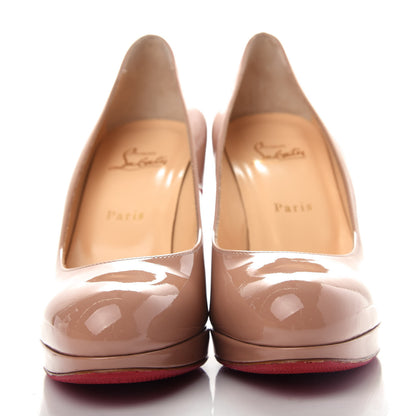 Christian Louboutin Patent New Simple 100 Pumps 40.5 Nude 2 of 10