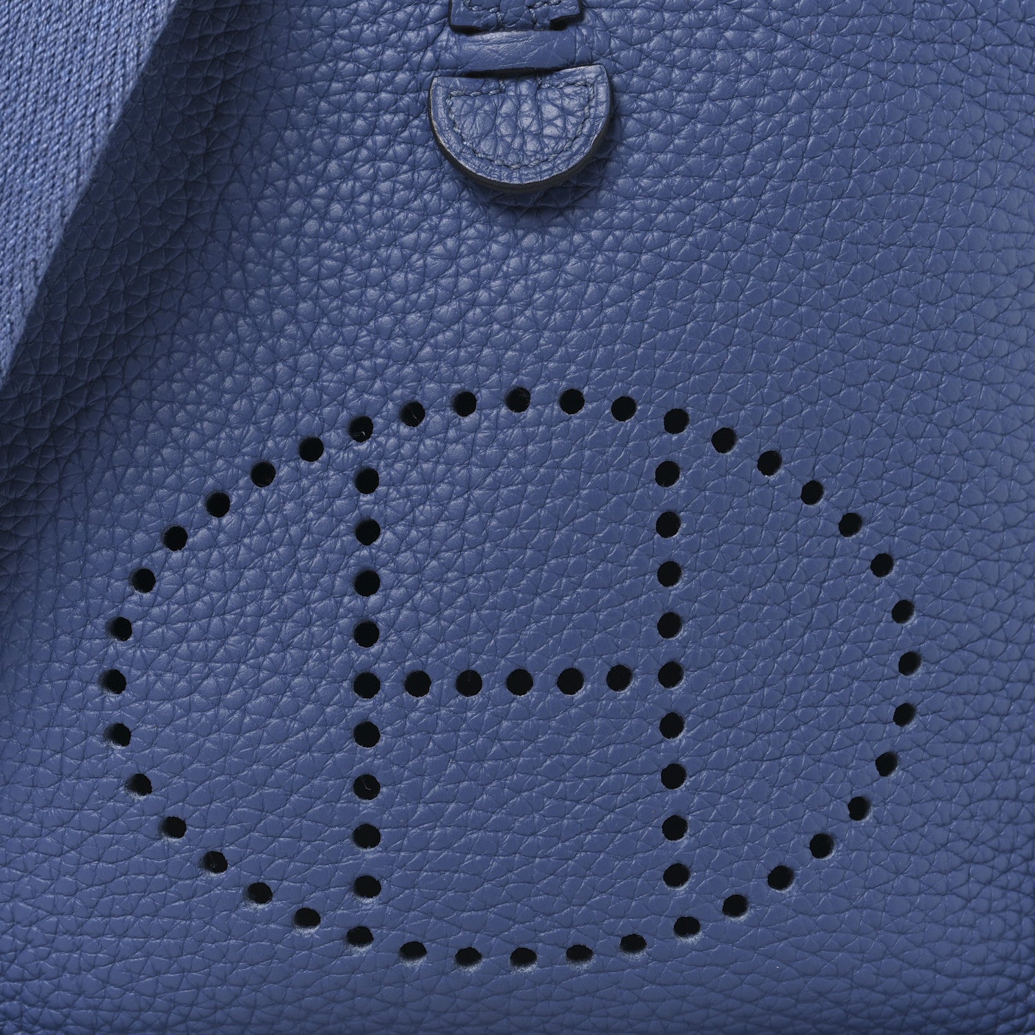 Hermes Taurillon Clemence Evelyne TPM Bleu Brighton 8 of 10