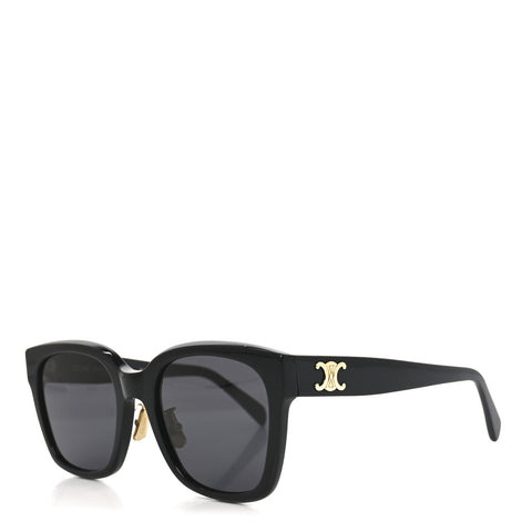 Acetate Triomphe Sunglasses CL40222F Black