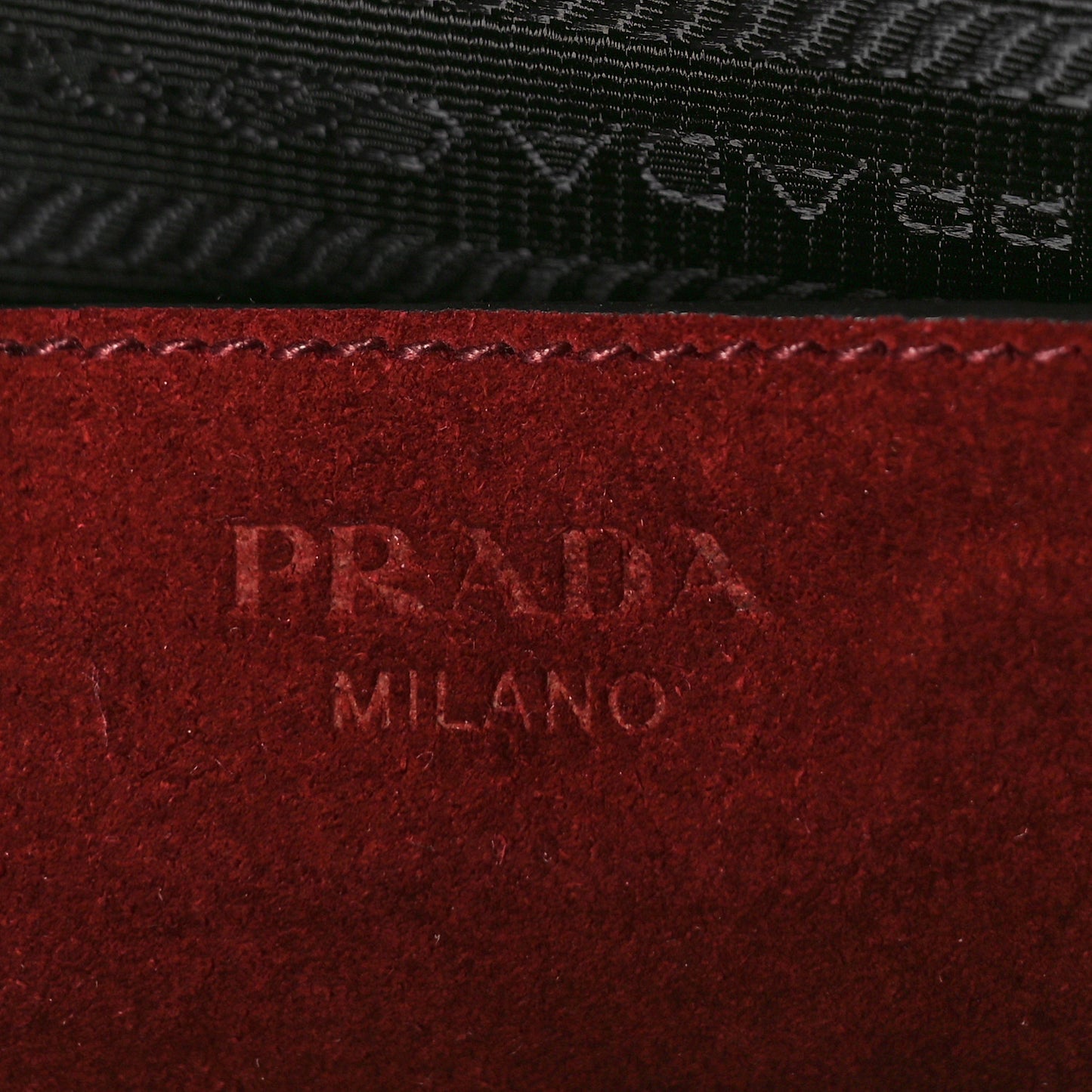 Suede Scamosciato Stitched Small Twin Pocket Tote Porpora