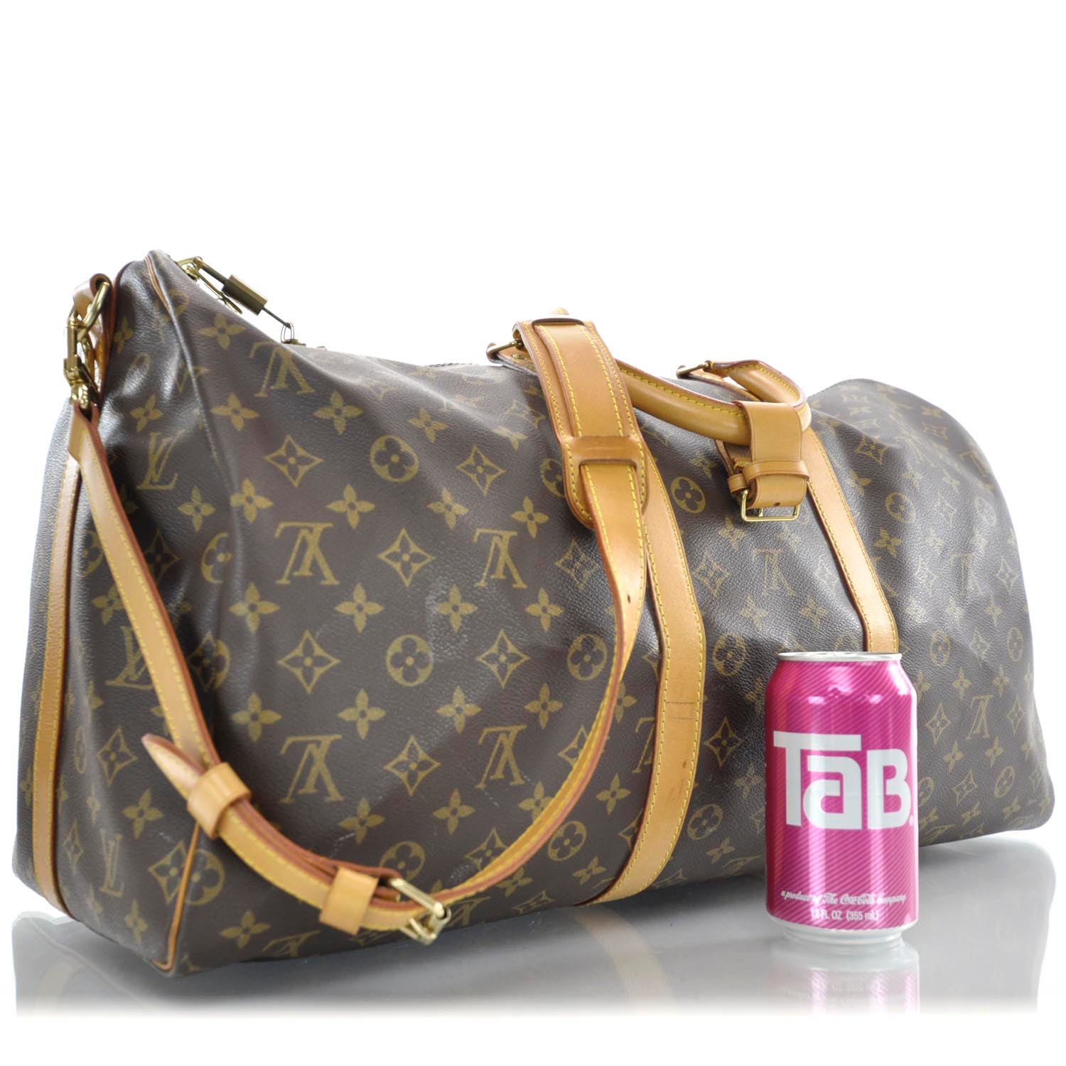 Louis Vuitton Monogram Keepall 55 + Strap 3 of 10