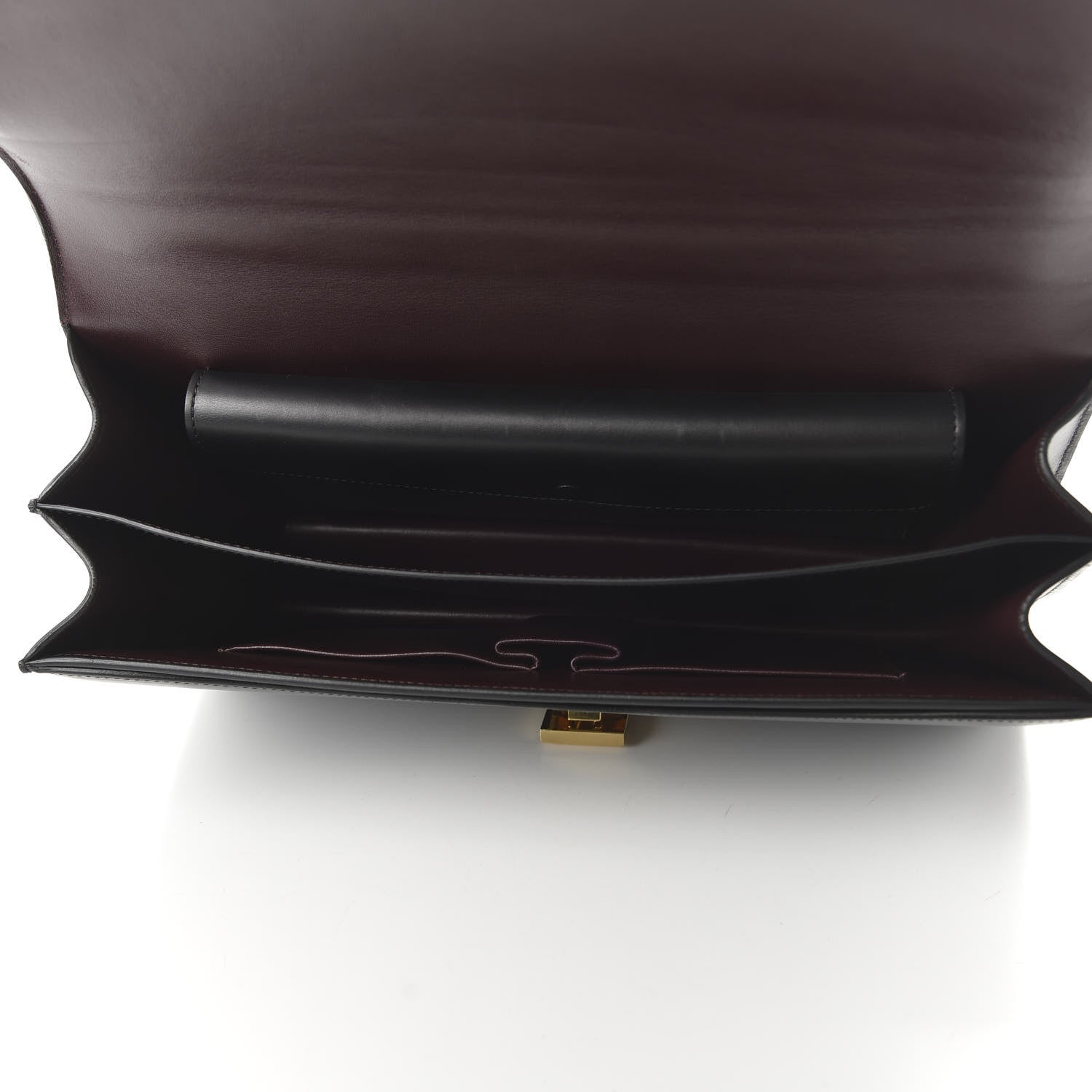 Celine Smooth Calfskin Medium Case Chain Flap Black 5 of 9