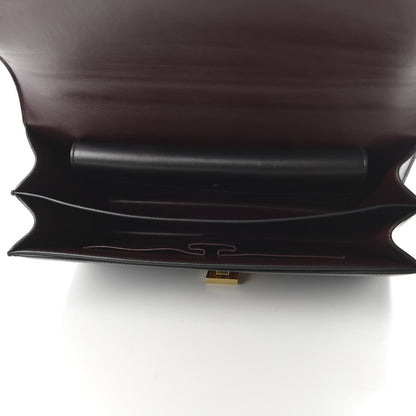 Celine Smooth Calfskin Medium Case Chain Flap Black 5 of 9