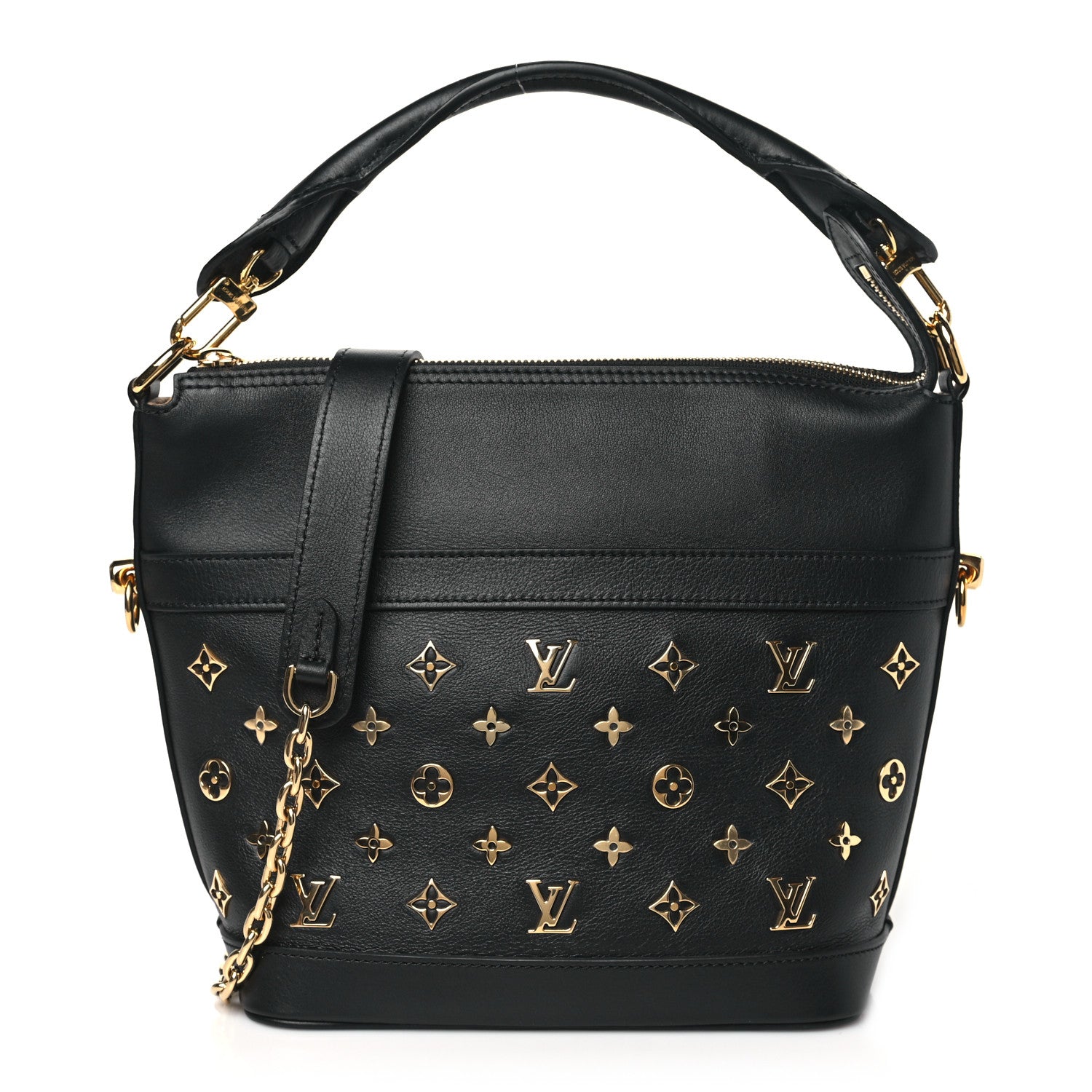 Louis Vuitton Calfskin Monogram Cruiser PM Black 1 of 9