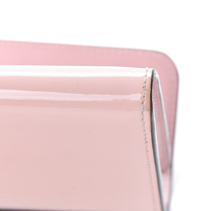 Louis Vuitton Patent Calfskin Monogram Cherrywood Wallet Rose Ballerine 10 of 10