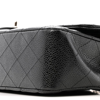 Chanel Caviar Quilted Medium Double Flap Black 10 of 13