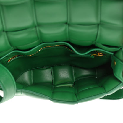 Bottega Veneta Nappa Maxi Intreccio Padded Cassette Crossbody Bag Racing Green 5 of 9