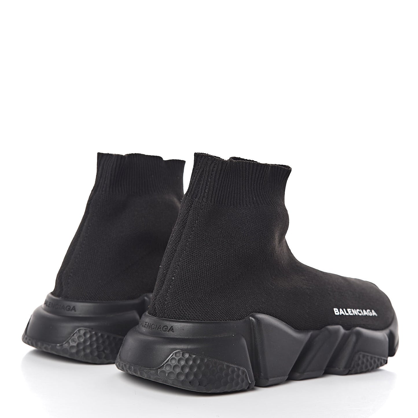 Neoprene Knit Womens Speed Sneakers 37 Black