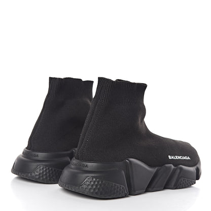 Balenciaga Neoprene Knit Womens Speed Sneakers 37 Black 4 of 11