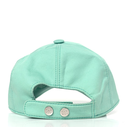 Chanel Cotton CC Cap Hat Turquoise Fuchsia 4 of 7