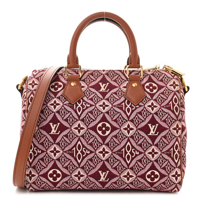 Louis Vuitton Jacquard Since 1854 Speedy Bandouliere 25 Bordeaux 1 of 9