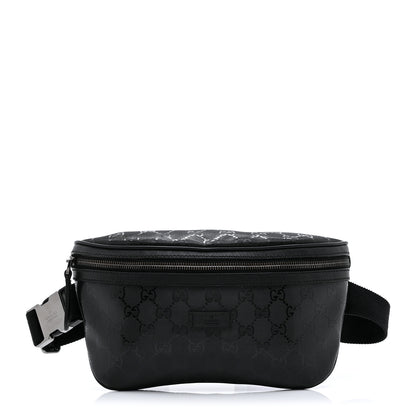 Gucci Imprime Monogram Belt Bag Black 1 of 10
