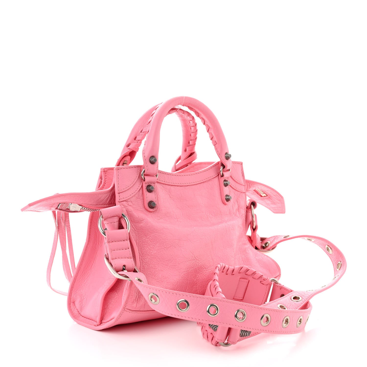 Balenciaga Agneau Arena Neo Cagole Handbag XS Sweet Pink 3 of 11