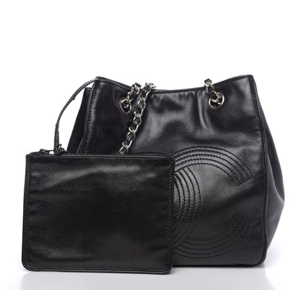 Chanel Lambskin CC Shoulder Bag Black 3 of 11