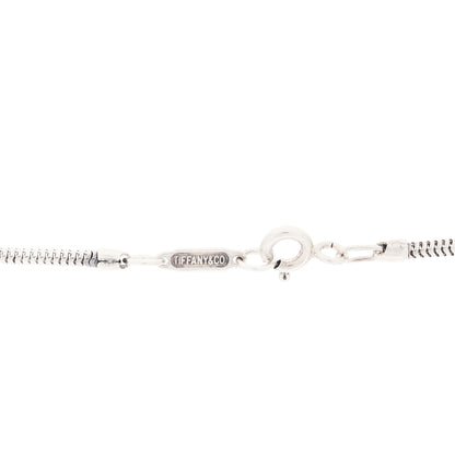 Tiffany Sterling Silver 1837 Bar Pendant Necklace 4 of 4