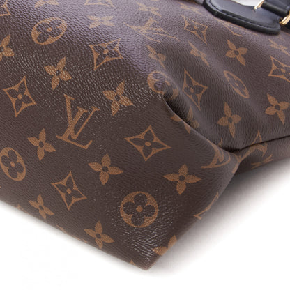 Louis Vuitton Monogram Flower Zipped Tote PM Black 5 of 10