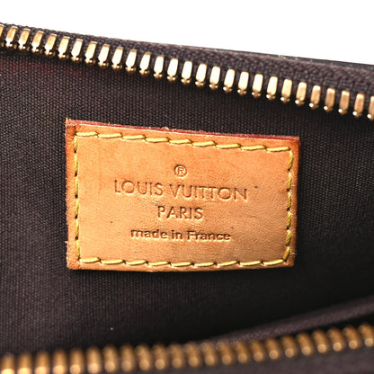 Louis Vuitton Vernis Rayures Alma BB Amarante 5 of 7