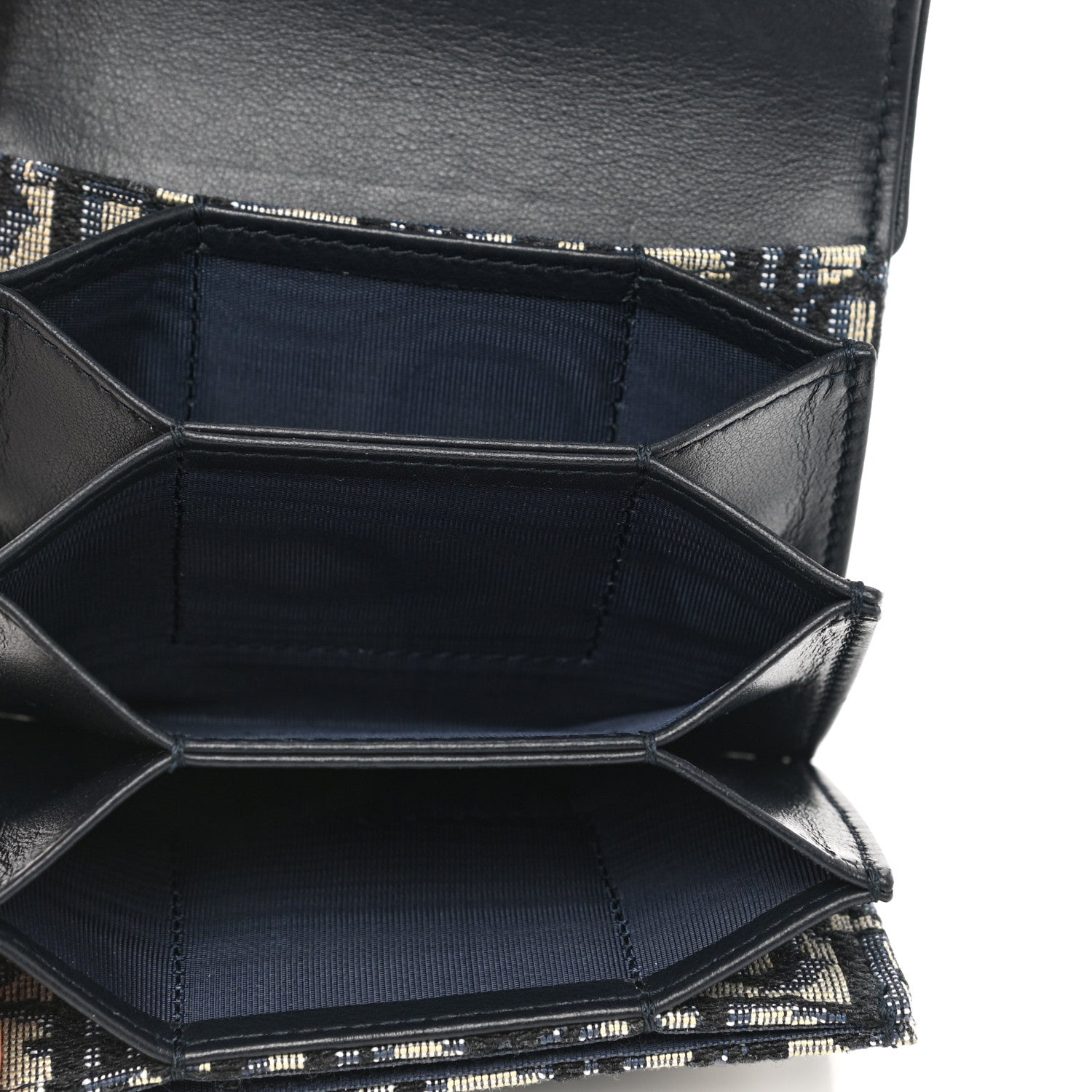 Christian Dior Oblique Saddle 5-Gusset Card Holder Blue 5 of 8