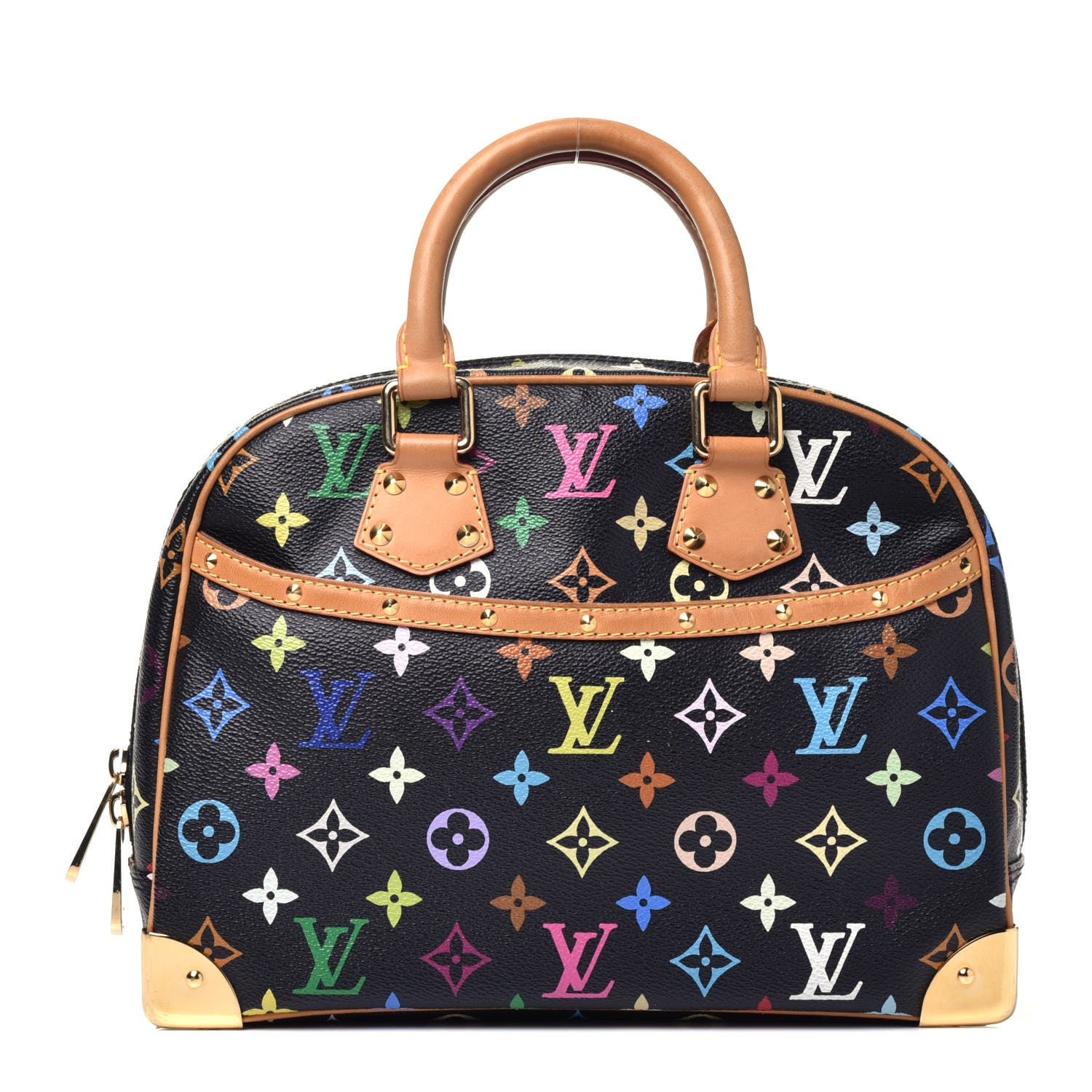 Louis Vuitton Monogram Multicolor Trouville Black 1 of 8