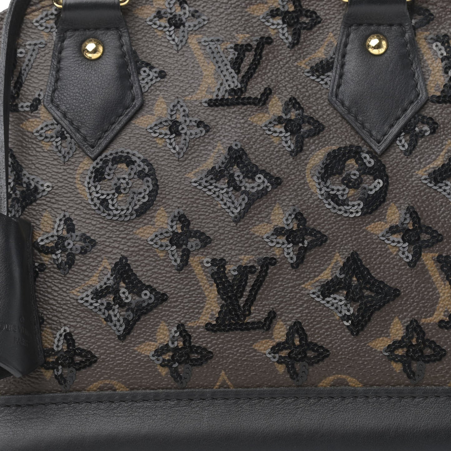 Monogram Sequins Eclipse Alma BB Black