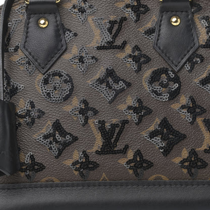 Louis Vuitton Monogram Sequins Eclipse Alma BB Black 6 of 10