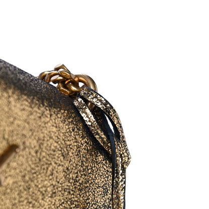 Saint Laurent Metallic Sparkle Calfskin Small Monogram Sunset Gold 19 of 23