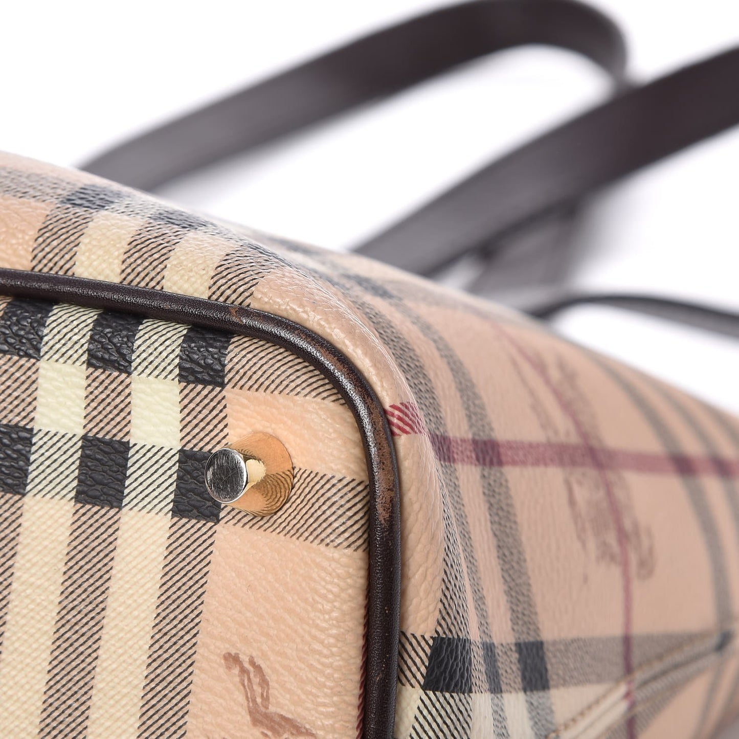 Haymarket Check Medium Regent Tote Chocolate