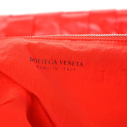 Bottega Veneta Calfskin Maxi Intrecciato Cassette Tote Tomato 7 of 9