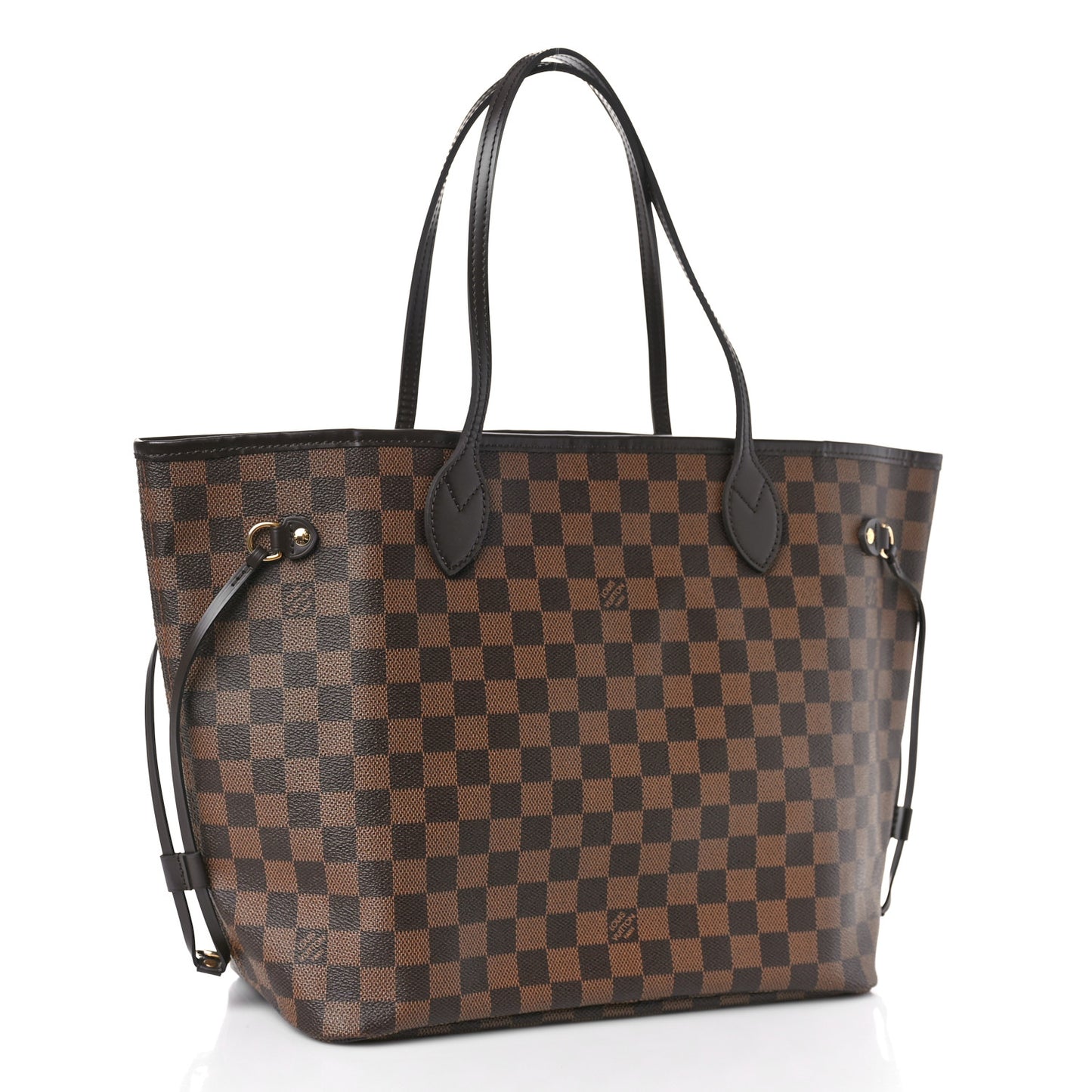 Damier Ebene Neo Neverfull MM Rose Ballerine