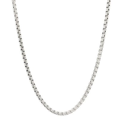 David Yurman Sterling Silver 14K Yellow Gold 3.6mm Box Chain Necklace 16" 1 of 4