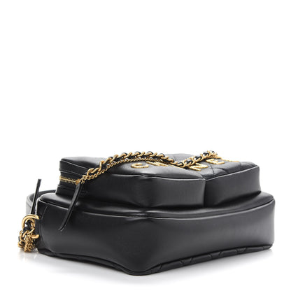 Chanel Calfskin Quilted Small Camera Case Black 4 of 9