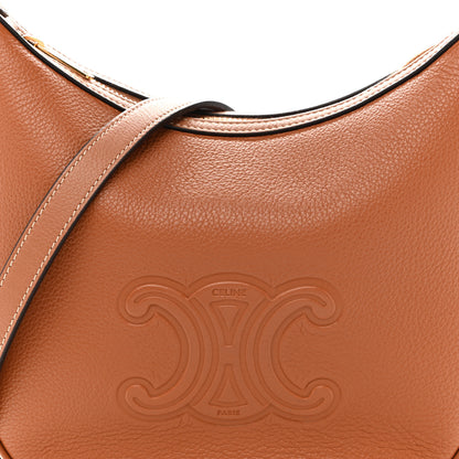 Celine Supple Calfskin Small Triomphe Heloise Shoulder Bag Tan 8 of 11